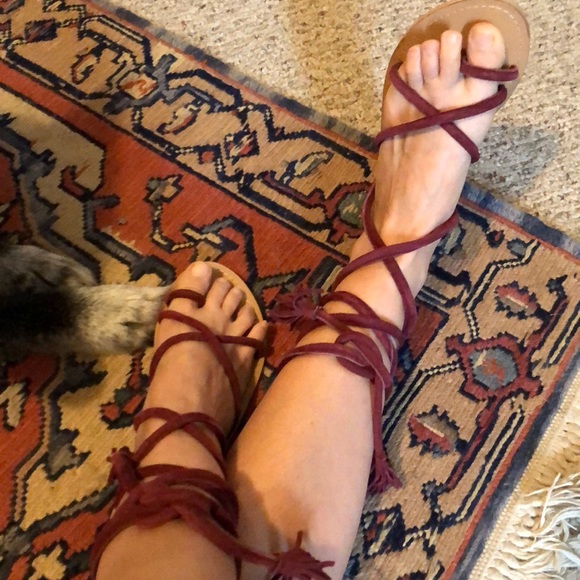 Wrap sandals - Picture 3 of 4